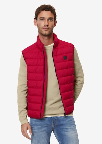 Marc O'Polo Bodywarmer in Rood: voorkant