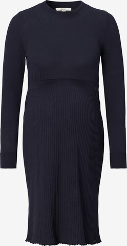 Esprit Maternity Knitted dress in Blue: front