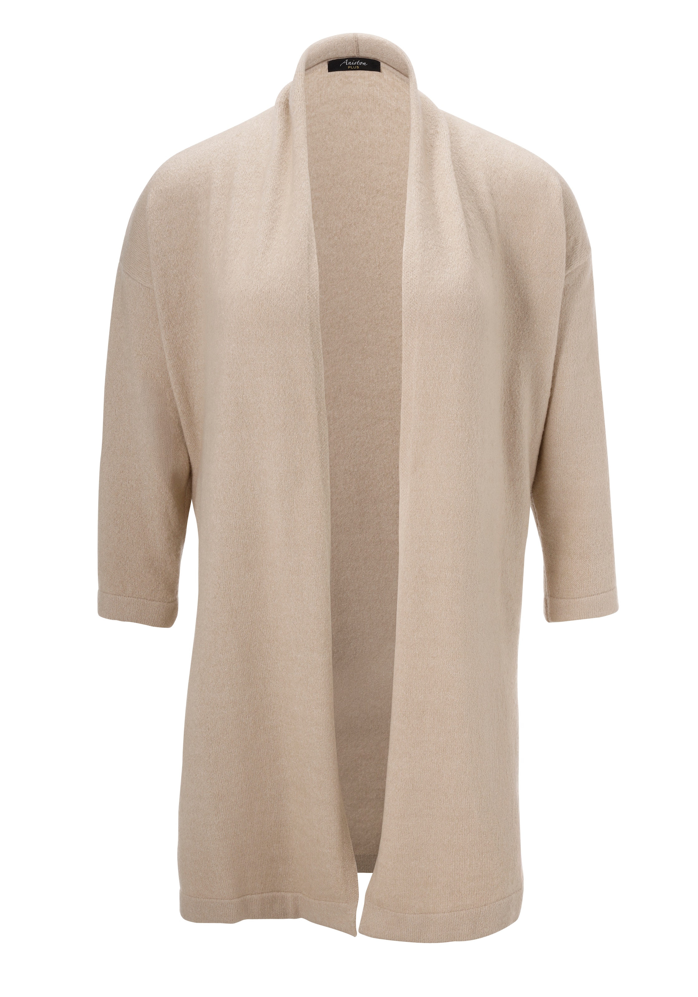 Aniston Knit Cardigan in Beige: front