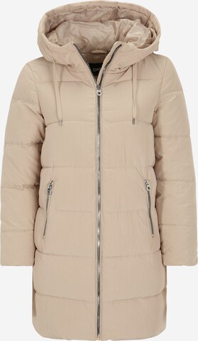 Only Petite Vinterkappa 'Dolly' i beige: framsida