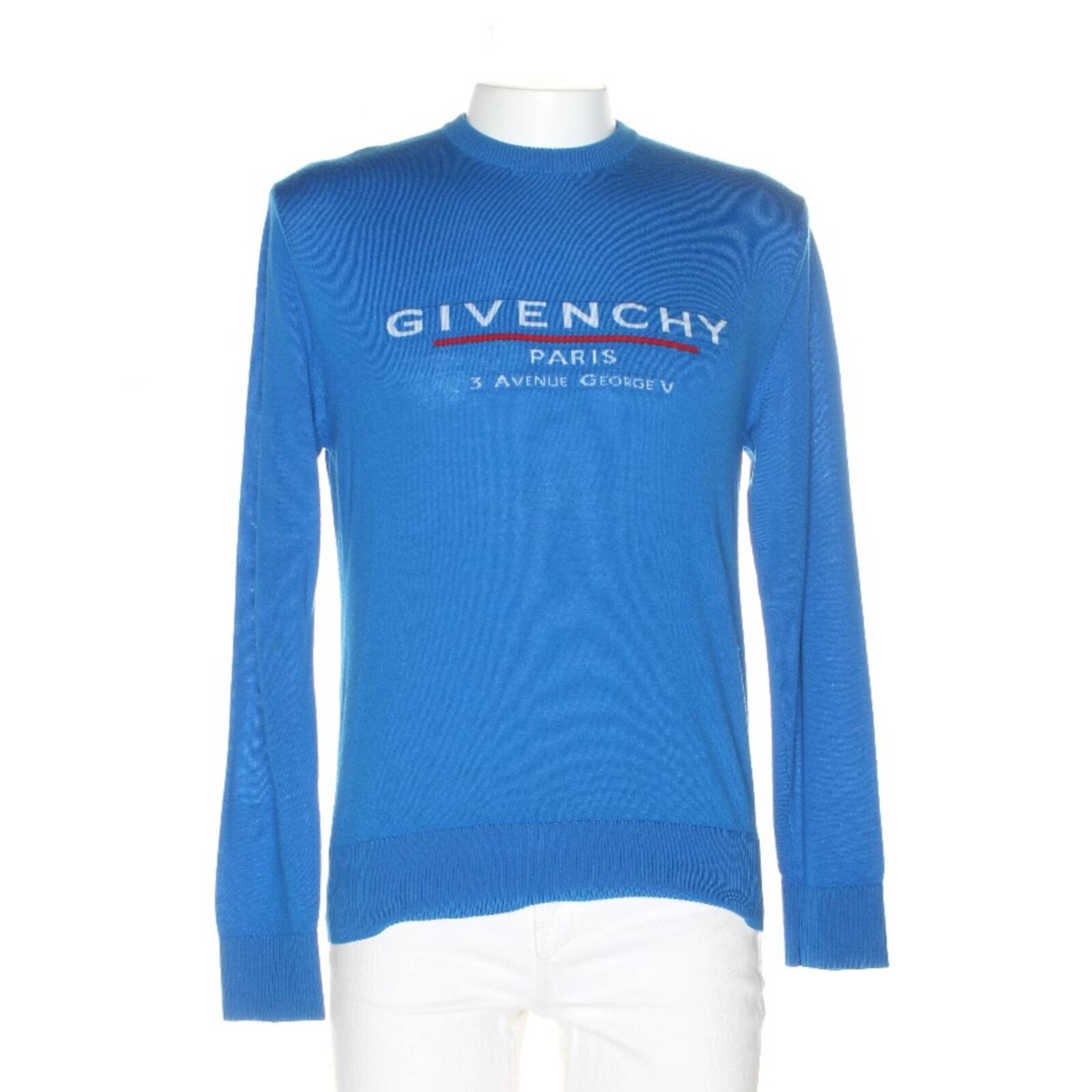 Givenchy Pullover / Strickjacke M in Blau: Vorderseite