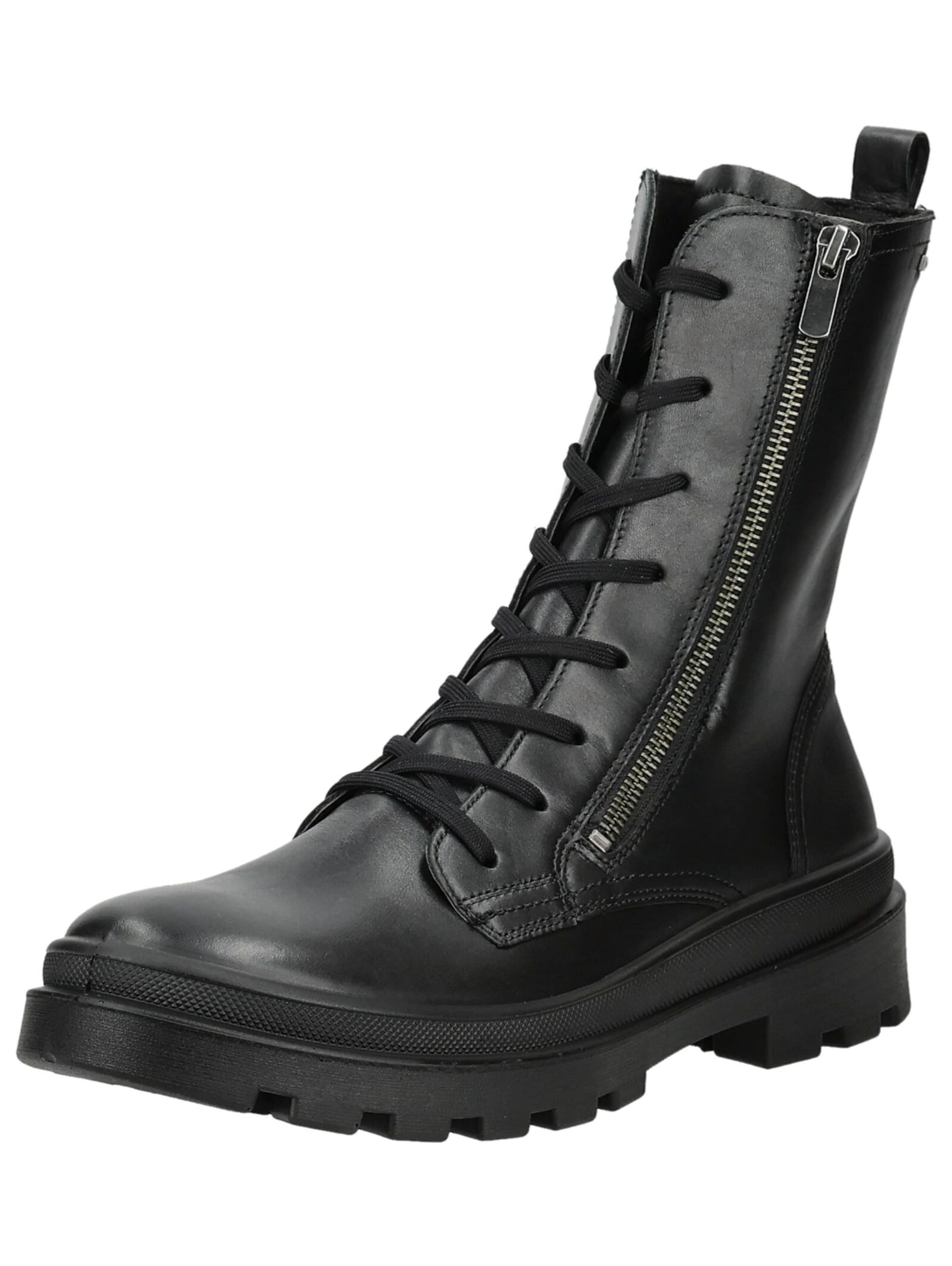 Legero Schnürstiefelette in Schwarz: Vorderseite