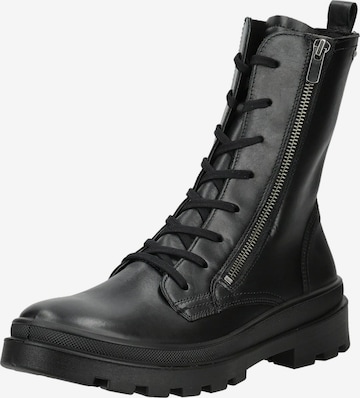 Legero Schnürstiefelette in Schwarz: Vorderseite