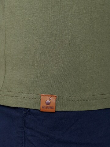 GREENBOMB Shirt 'Nature Mountain' in Groen