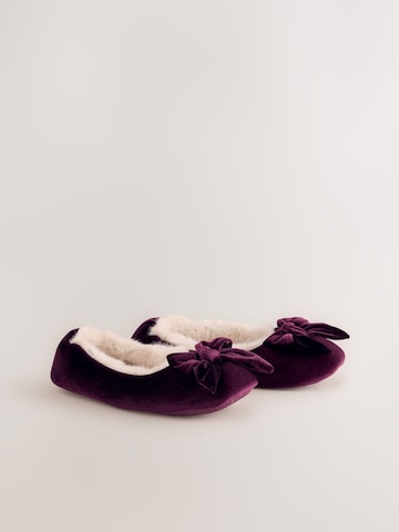 Next - Zapatillas de casa en rojo