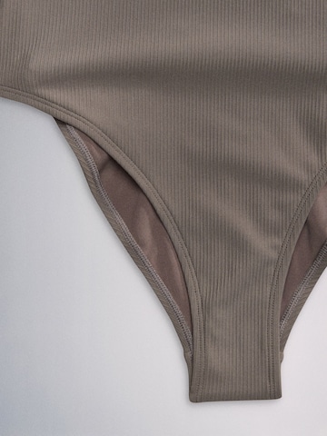 The Set Swimsuit in Brown