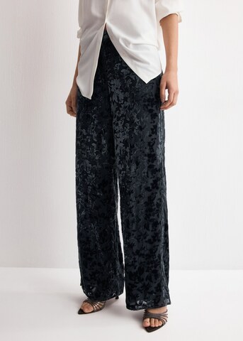 MANGO Wide leg Pants 'Salva-a' in Blue: front