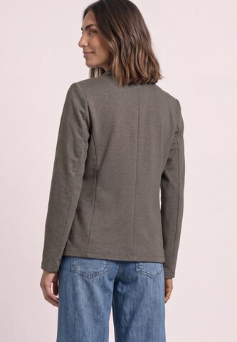 STREET ONE Basic Blazer in Unifarbe in Braun