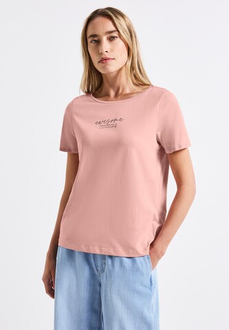 STREET ONE Shirt in Pink: front