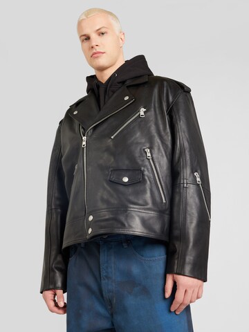 Calvin Klein Jeans Between-season jacket in Black: front