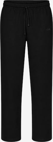 Regular Pantalon 'Relaxed Straight' cfab (formerly creamy fabrics) en noir : devant