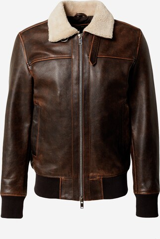 FREAKY NATION Between-Season Jacket 'Fly' in Brown: front