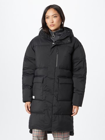 mazine Zimní kabát – černá: přední strana