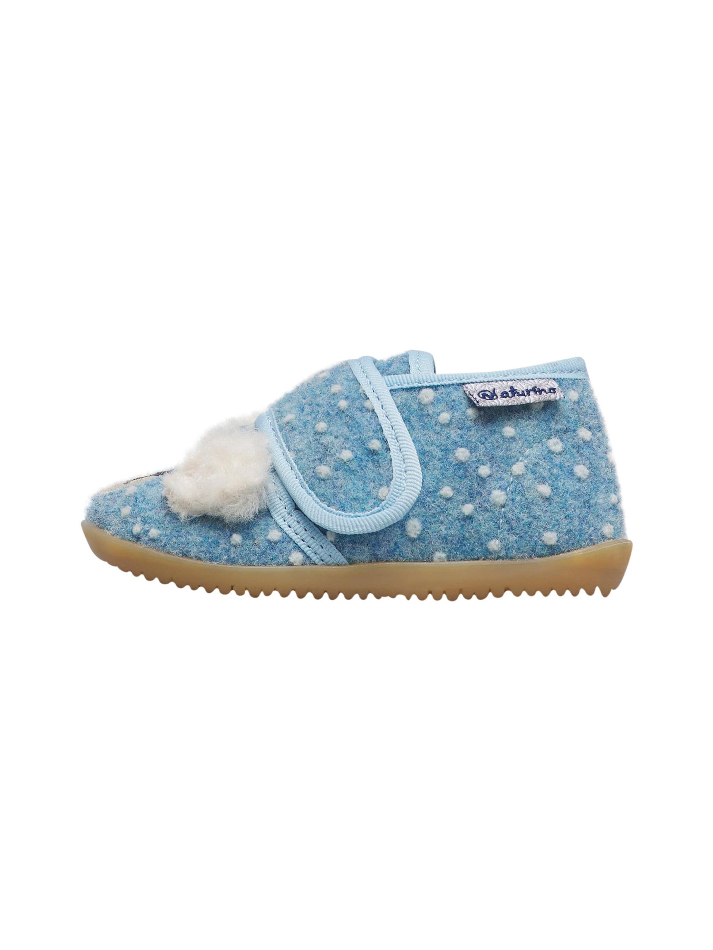 NATURINO Huisschoenen 'BIDAIM' in Blauw: voorkant