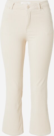 Springfield Flared Trousers in Beige: front