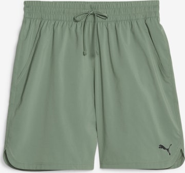 Pantalon de sport PUMA en vert : devant