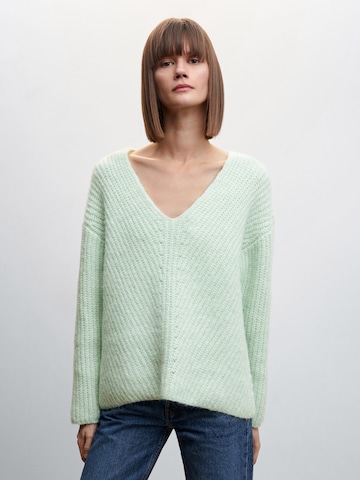 MANGO Sweater 'Casimira' in Green: front