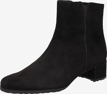 Bottines SIOUX en noir : devant