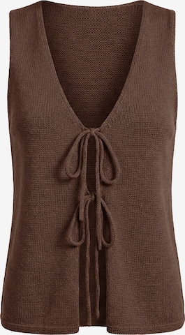 Imily BelaKardigan bez rukava - smeđa boja: prednji dio