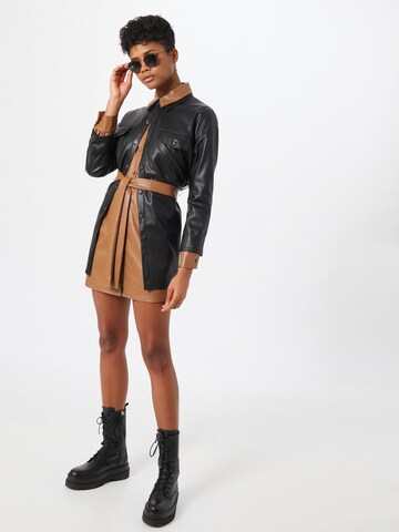 ONLY Shirt dress 'Ruma' in Brown