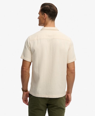 Superdry & Co Comfort fit Overhemd in Beige