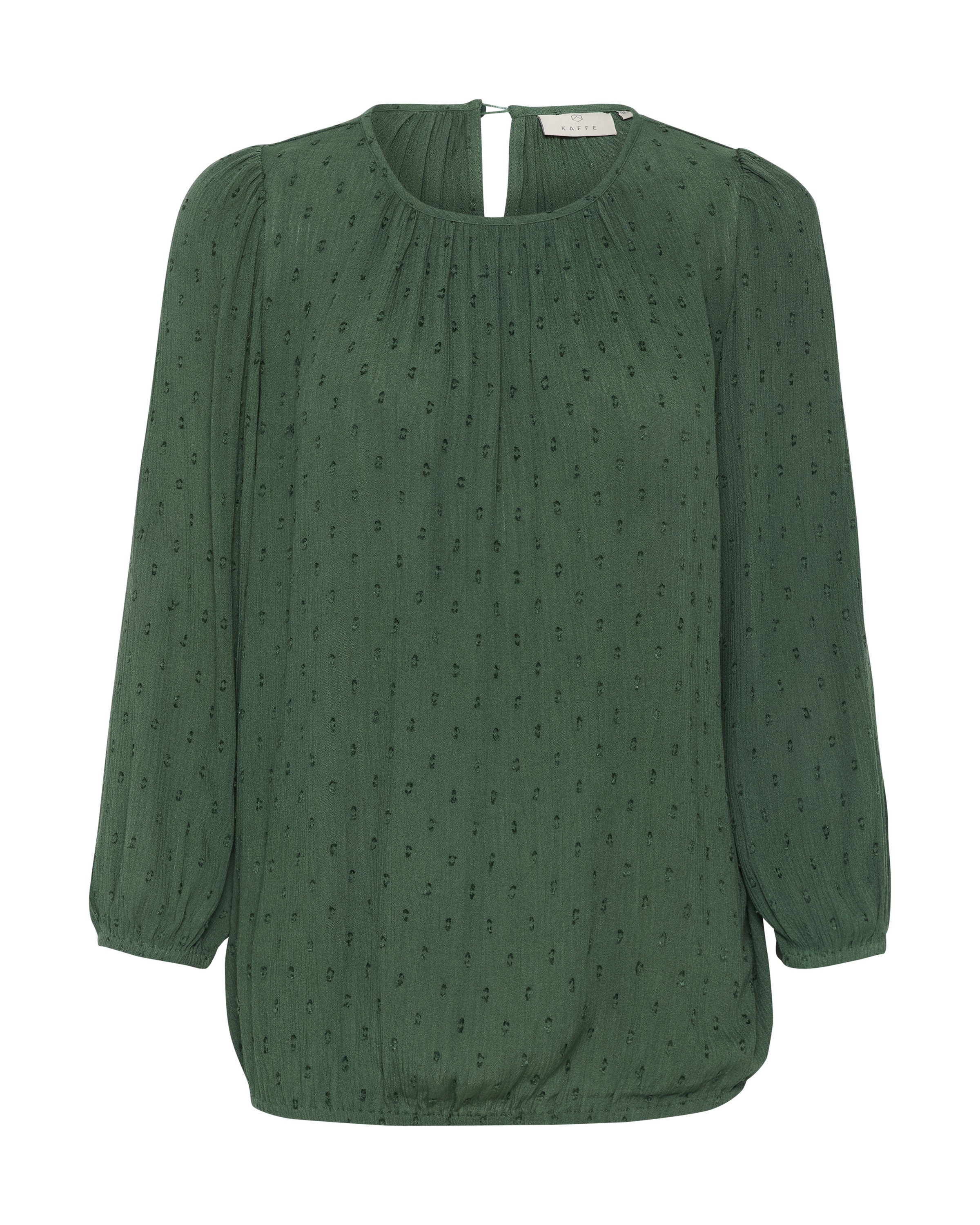 Kaffe Blouse 'KAwilma' in Groen: voorkant