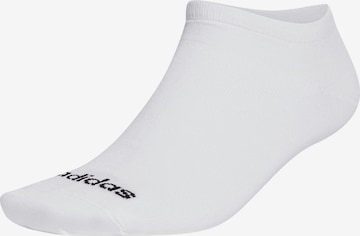 ADIDAS PERFORMANCESportske čarape 'THIN LINEAR LOW CUT SOCKS 3 PAIR' - bijela boja: bočni dio