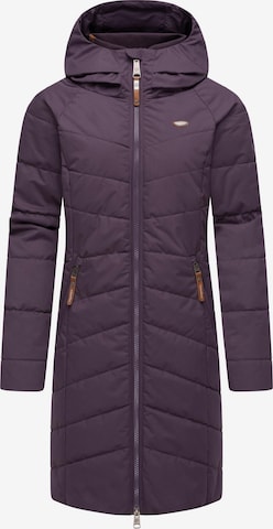 Manteau fonctionnel 'Dizzie' Ragwear en violet : devant