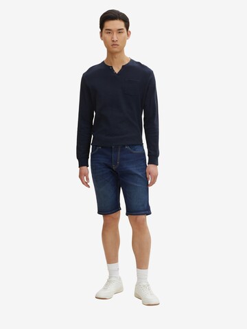 TOM TAILOR Regular Shorts 'Josh' in Blau