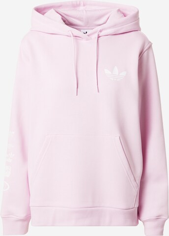 ADIDAS ORIGINALS Mikina 'Multiple Logo' – pink: přední strana