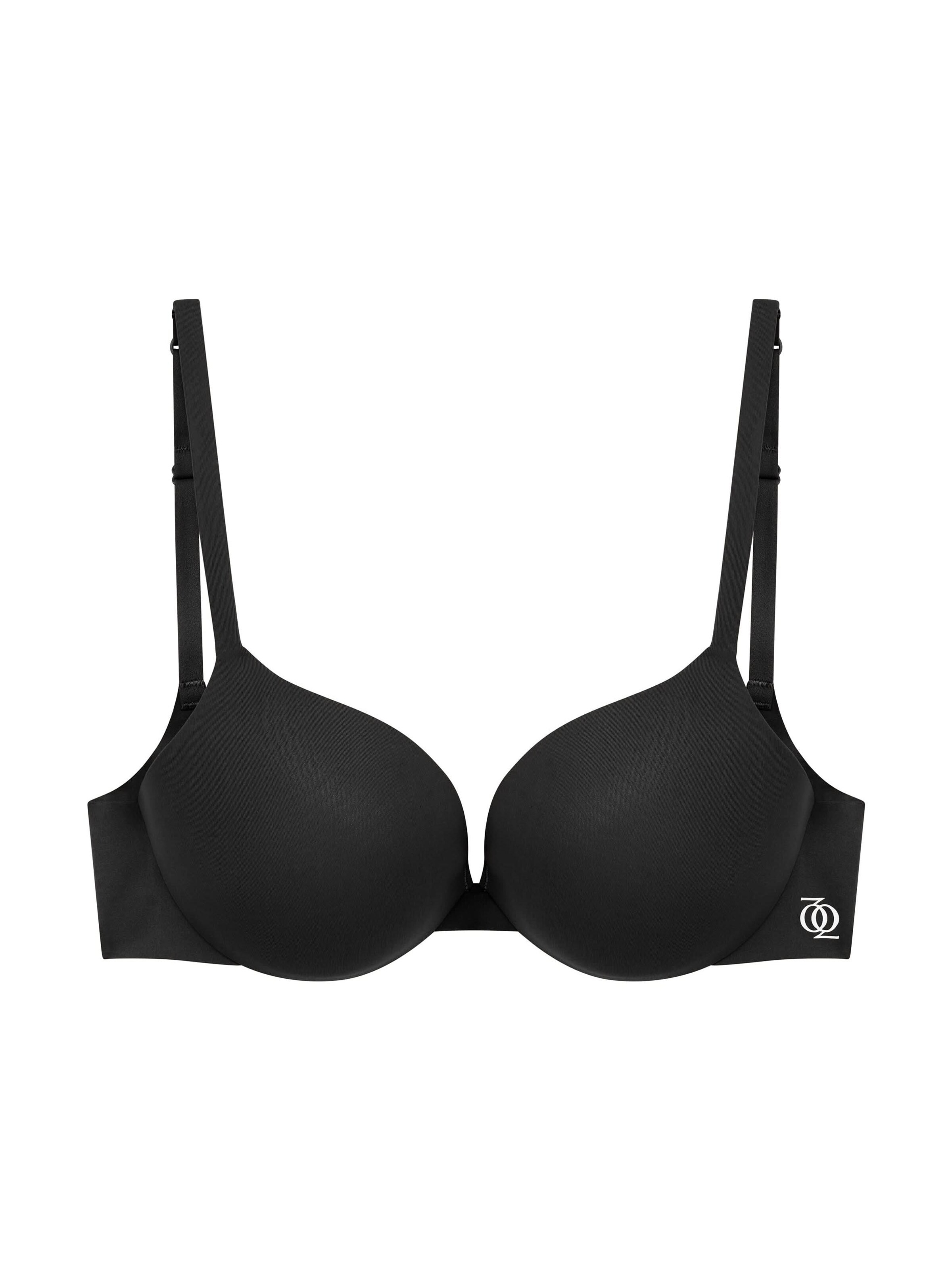 GOD SAVE QUEENS Push-up BH 'Second Skin Ultimate Push-Up Bra' in Grijs: voorkant