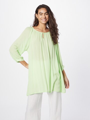 Kaffe Tunika 'Amber' in Grün: Vorderseite