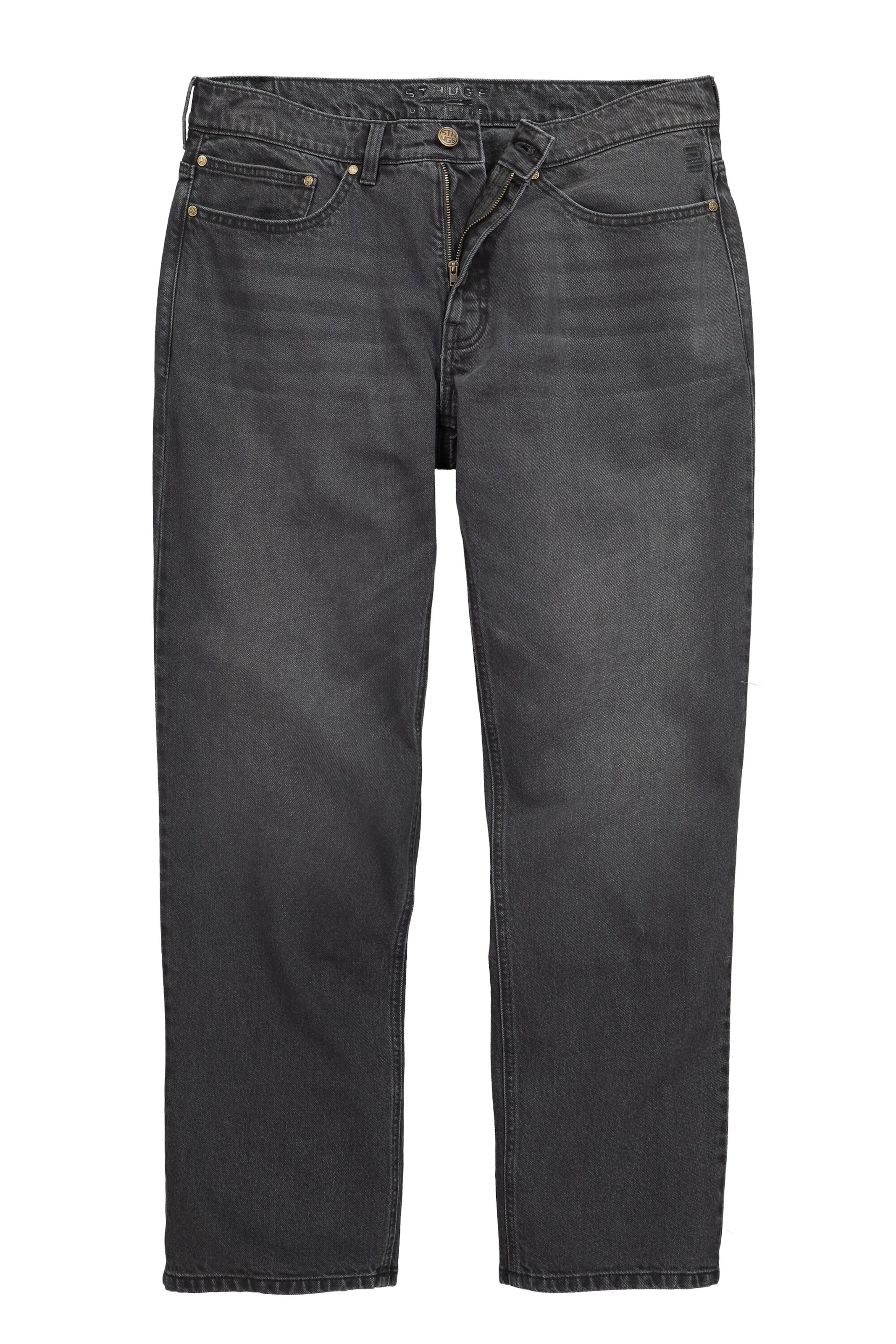 STHUGE Baggy Jeans in Black: front