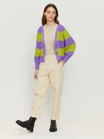 mazine Knit Cardigan ' Mala Striped ' in Yellow