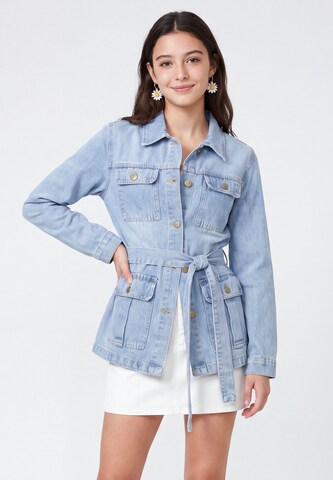 MYMO Between-Season Jacket in Blue: front
