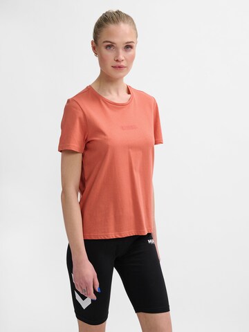 Hummel Performance Shirt 'LEGACY' in Orange: front