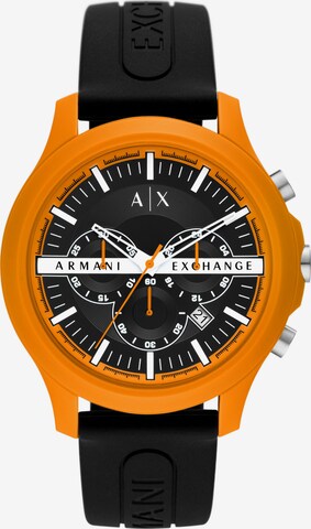 ARMANI EXCHANGE Analoguhr in Orange: predná strana