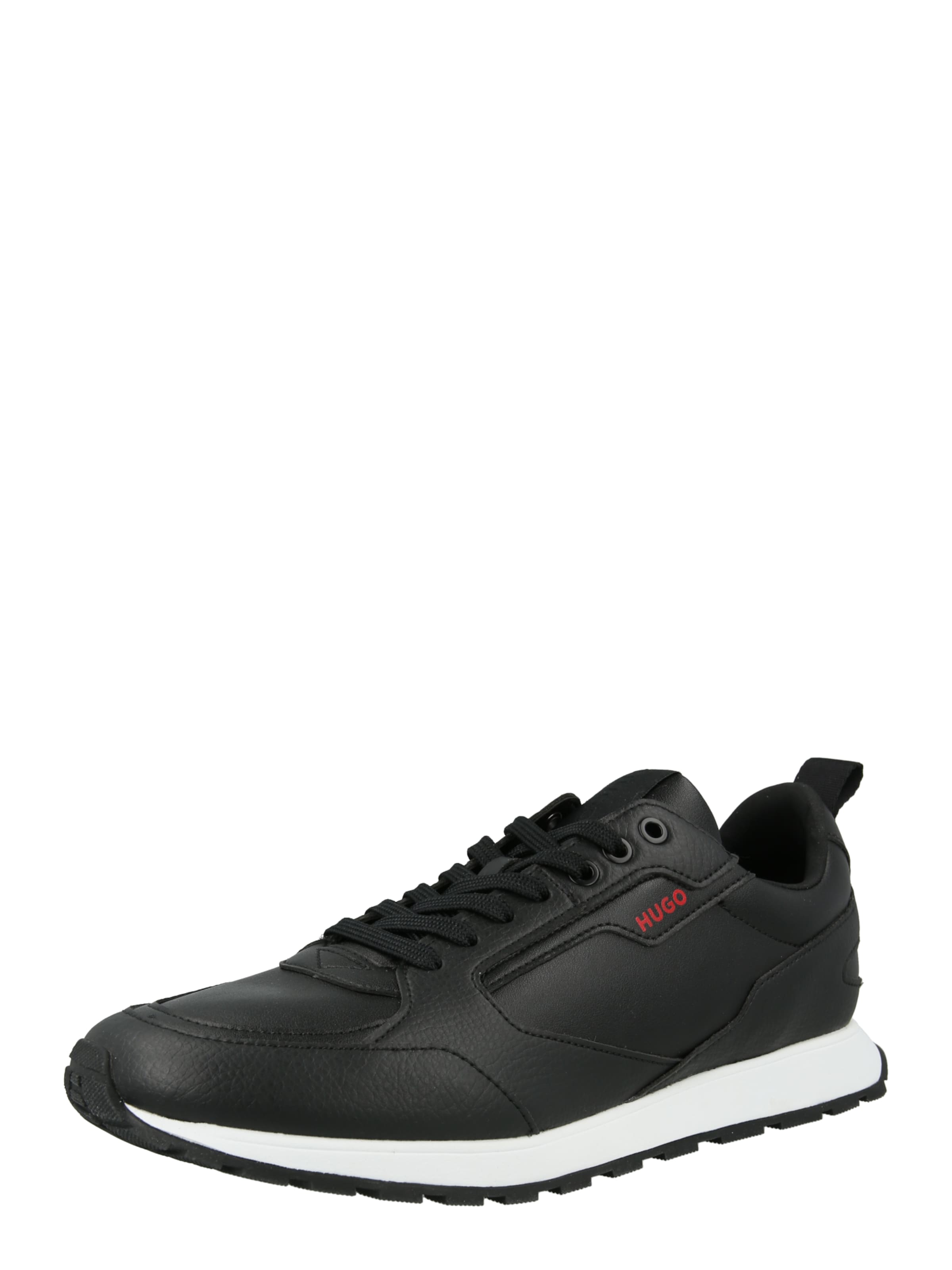 HUGO Platform trainers 'Icelin' in Black: front