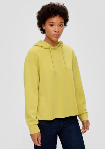 Sweat-shirt s.Oliver en jaune : devant