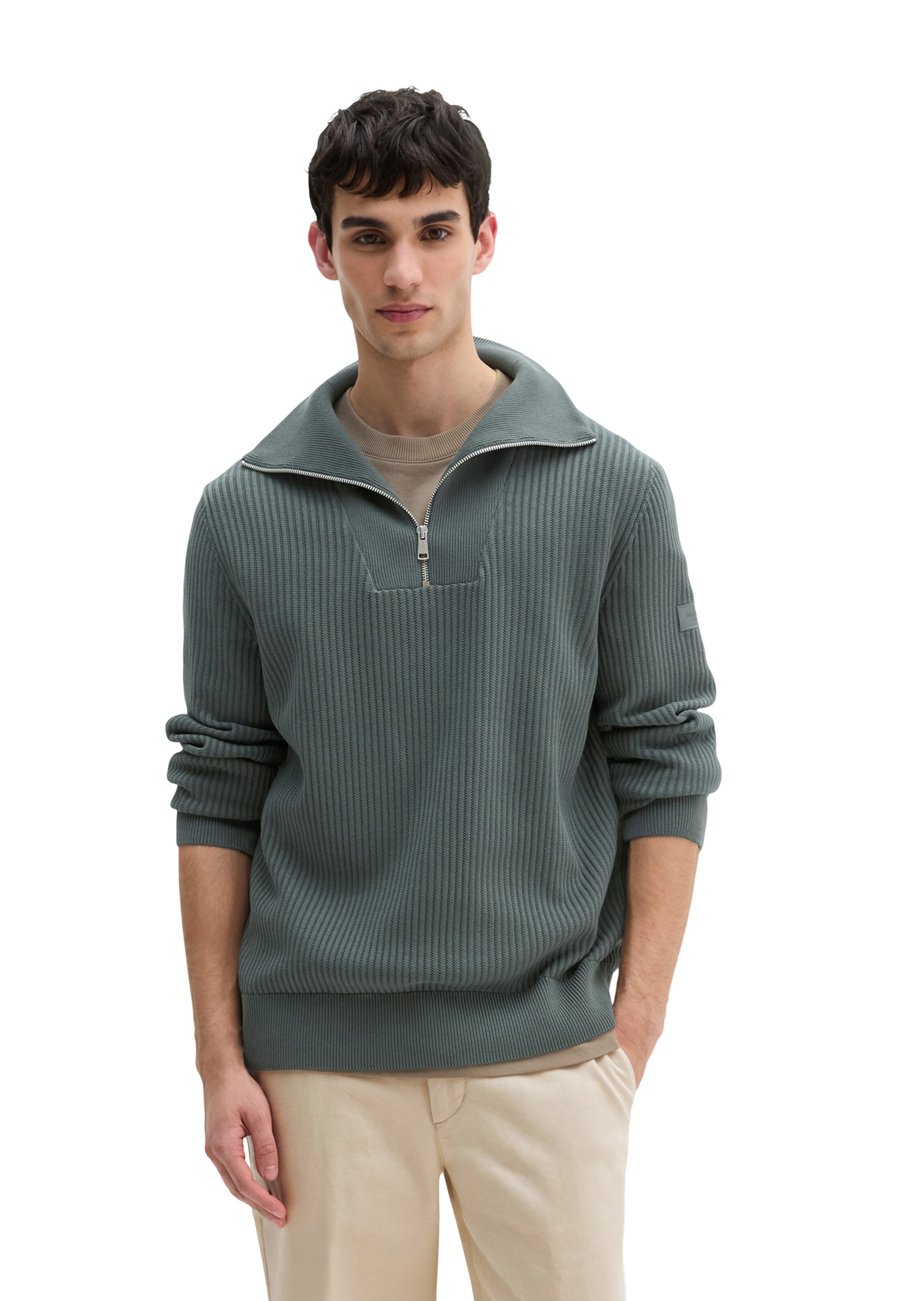 Marc O'Polo Sweater in Grey: front