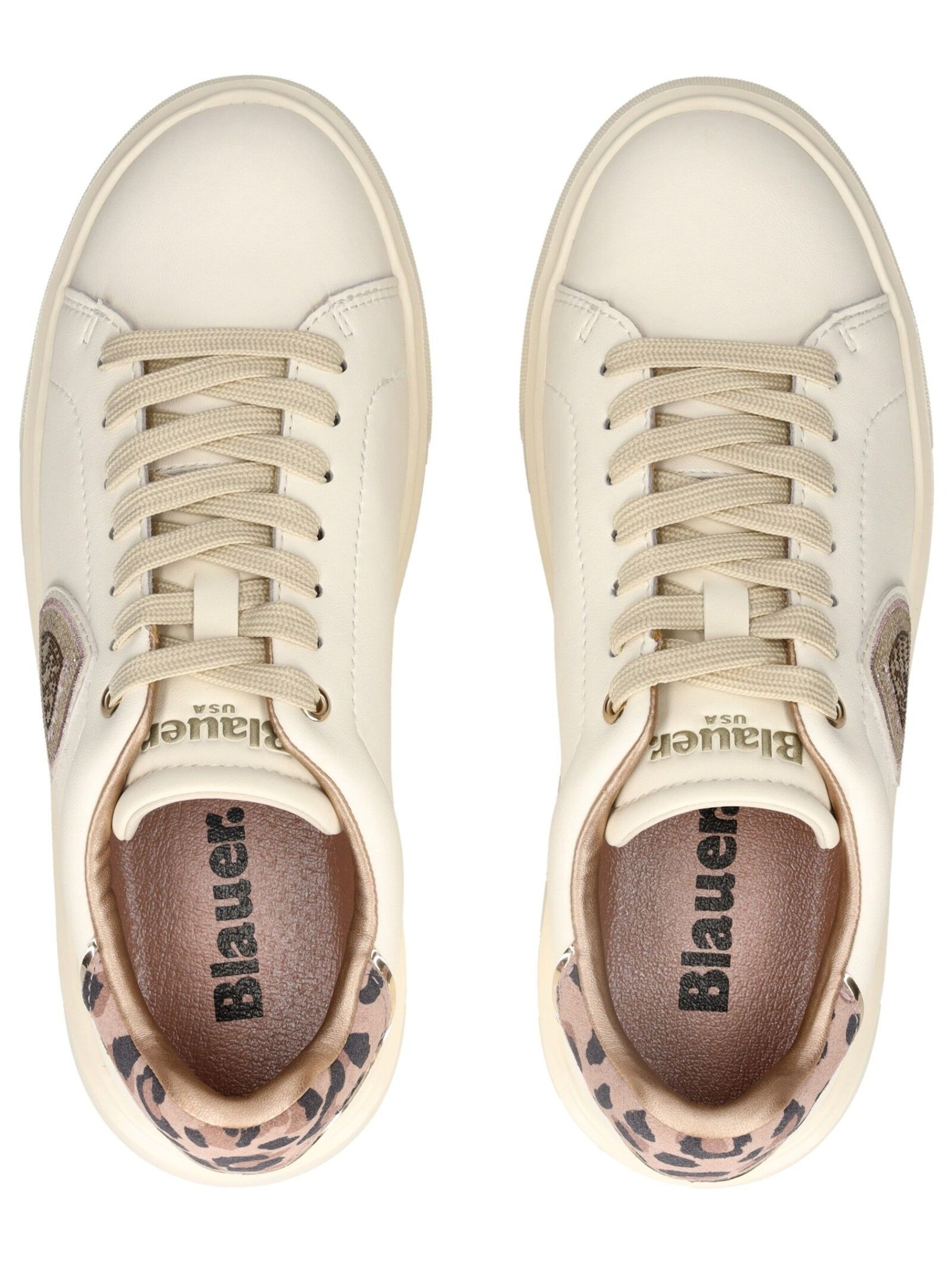 Baskets basses Blauer.USA en beige