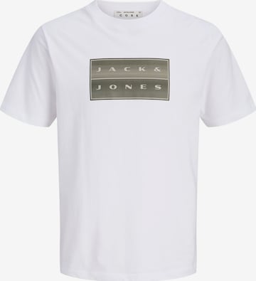 JACK & JONES Μπλουζάκι 'JCOFusion' σε λευκό: μπροστά