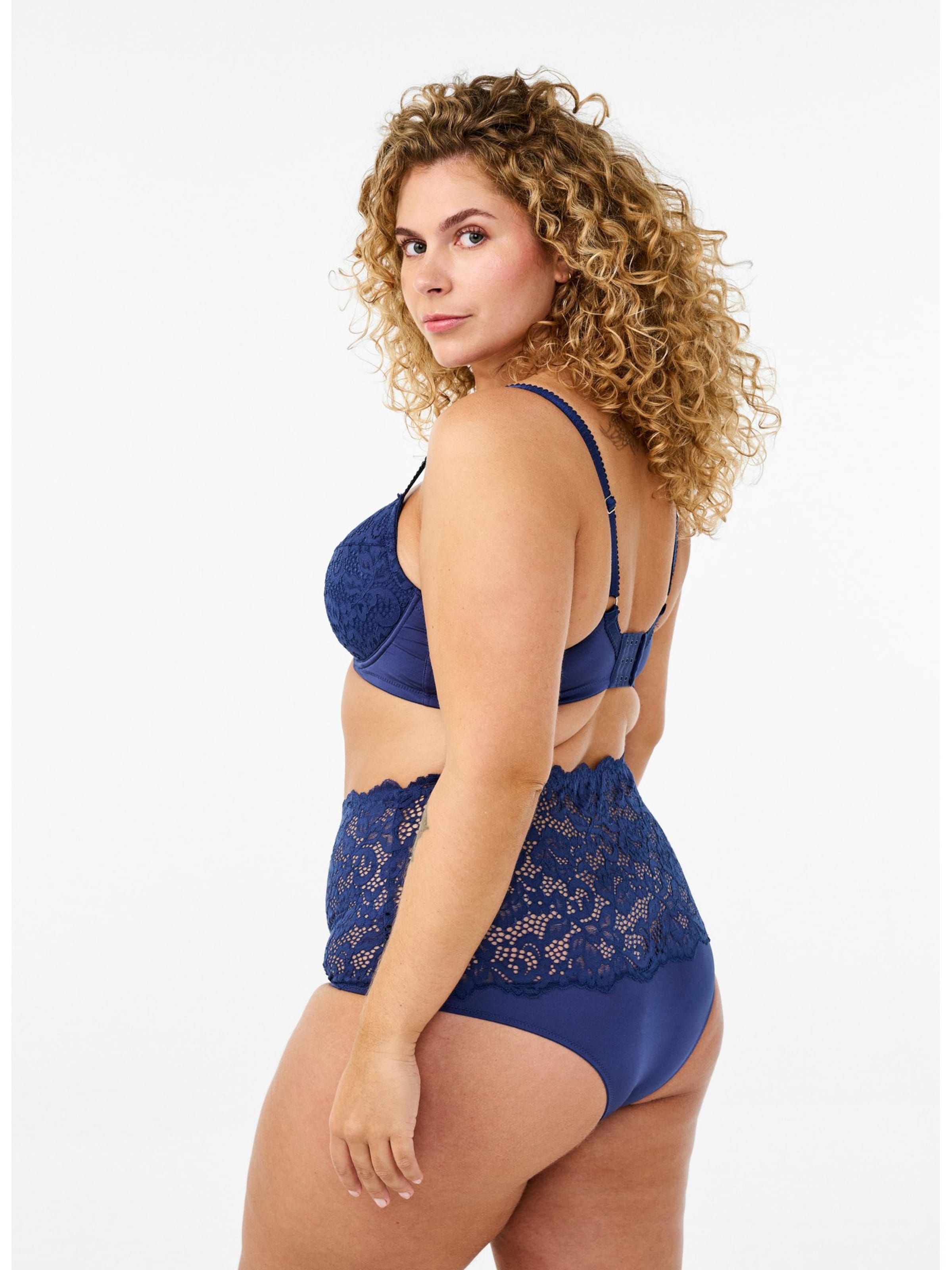 Devoted by Zizzi Panty 'Laisa' in Blue