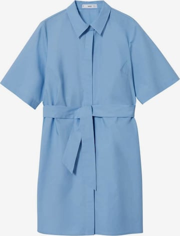 MANGO Shirt Dress 'Trini-H' in Blue: front