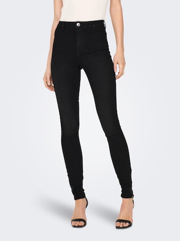 ONLY Skinny Jeans 'DAISY' in Zwart: voorkant