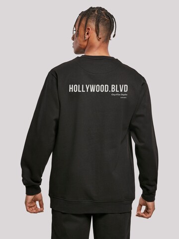 F4NT4STIC Sweatshirt 'Hollywood blvd' in Zwart