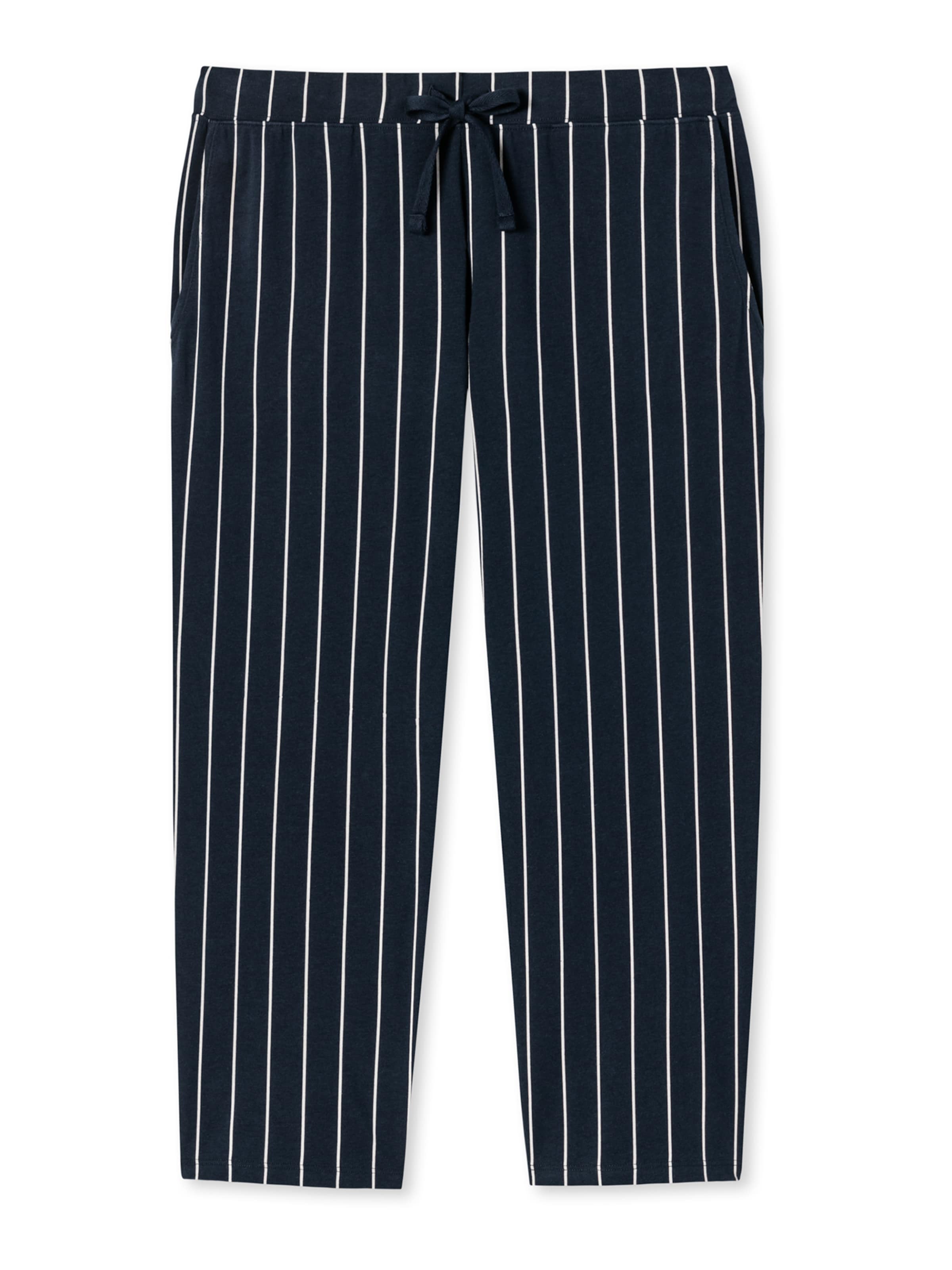 SCHIESSER Pyjamabroek in Blauw: voorkant