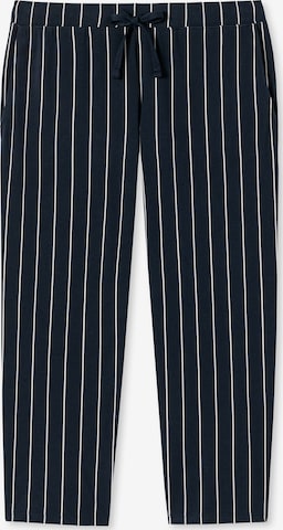 SCHIESSER Pajama Pants in Blue: front