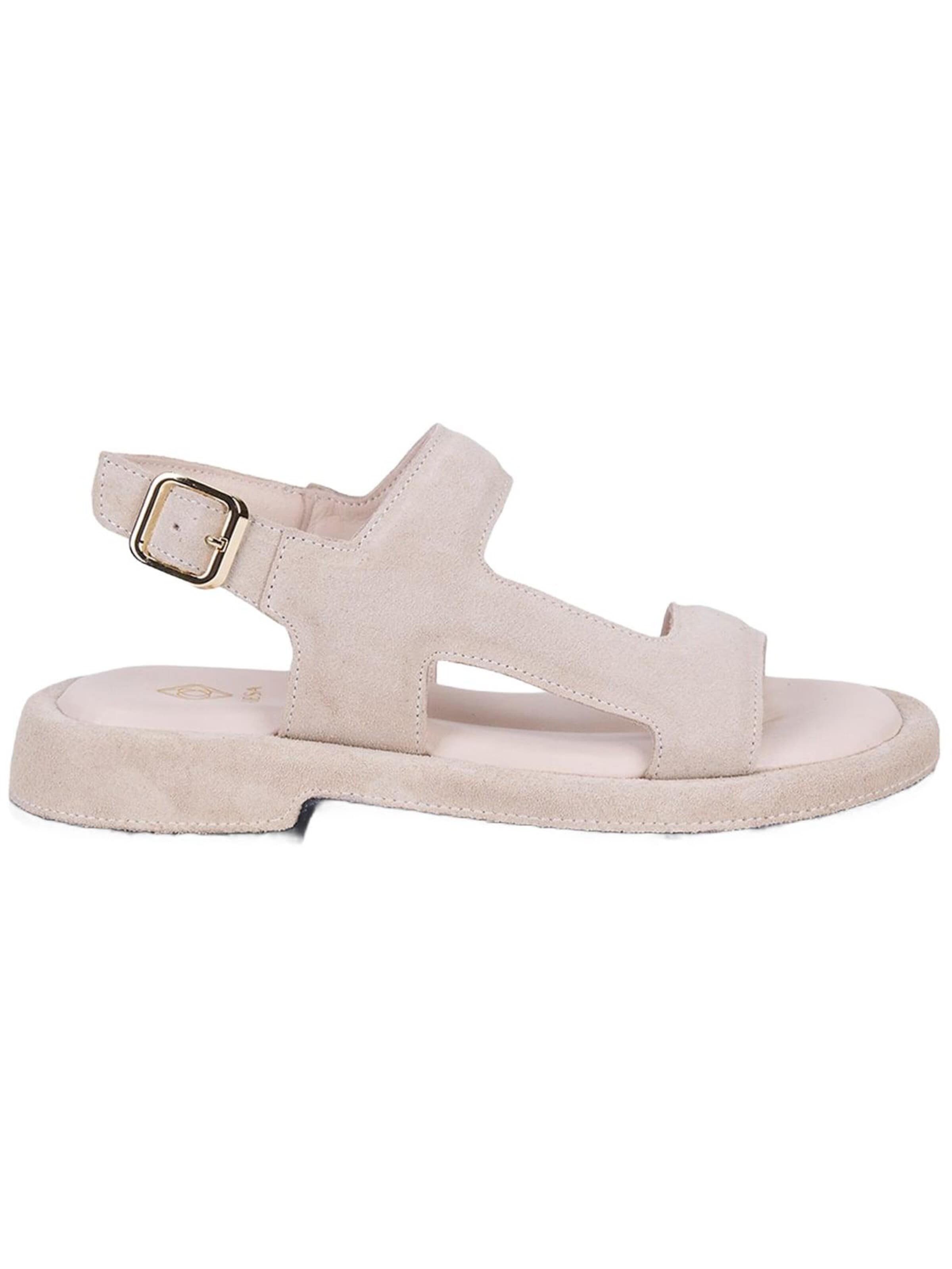 Sandales 'Sandalen mit Knöchelriemen' Desa en beige