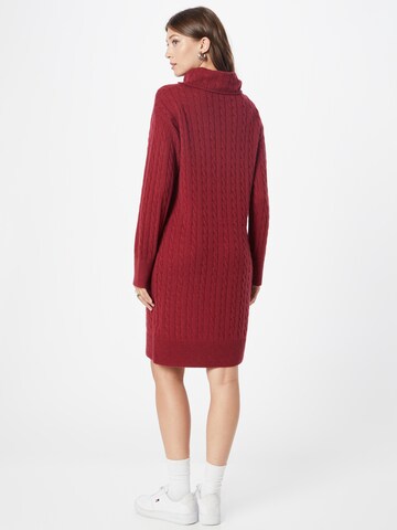 TOMMY HILFIGER Gebreide jurk in Rood